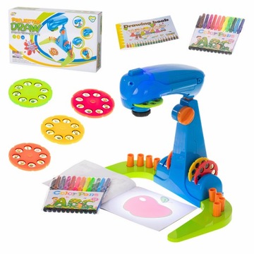 Проектор Проектор для обучения рисованию со слайдами, с подсветкой, регулируемый