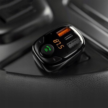 Передатчик | Зарядное устройство ROCK B301 Bluetooth FM QC