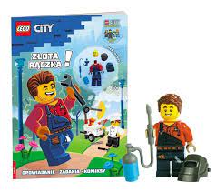 LEGO City ZŁOTA RĄCZKA FIGURKA+ SPAWARKA + MASKA