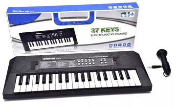 PIANINO ELEKTRONICZNE KEYBOARD ORGANY ZABAWKA INTERAKTYWNA 37 KLAWISZY USB