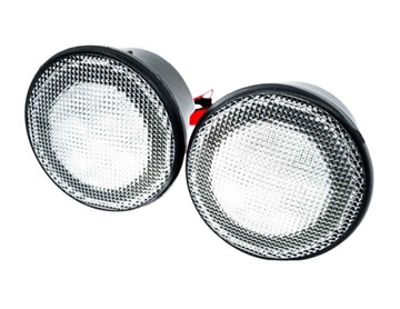 СВЕТОДИОДНЫЕ КОЛЬЦЕВЫЕ ФОНАРИ + ПОВОРОТЫ ДХО JEEP WRANGLER JK YJ 07-18 HALO