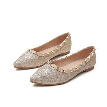 Wygodne płaskie buty buty ślubne