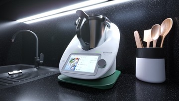 ELODII ДОСКА, ПОДСТАВКА, ПОДКЛАДКА ДЛЯ THERMOMIX THERMOMIX TM5 TM6 ЗЕЛЕНЫЙ