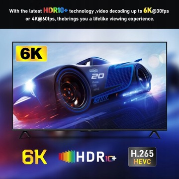 ТВ-приставка Android 12.0 HD-медиаплеер Wi-Fi6