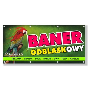 BANER odblaskowy REKLAMOWY plandeka projekt LATEX