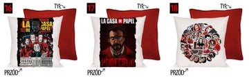 ПОДУШКА БУМАЖНЫЙ ДОМИК LA CASA DE PAPEL ПОДАРОК ​​N4