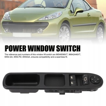 ПАНЕЛЬ ПЕРЕКЛЮЧАТЕЛЯ ОКНА PEUGEOT 207