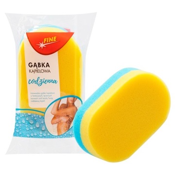 Gąbka Kąpielowa do Mycia Ciała Dwustronna FINE