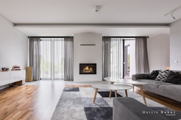 TOP LINE Карниз - ЗАКРЫТЫЙ - МАТОВЫЙ ЧЕРНЫЙ - 200 см