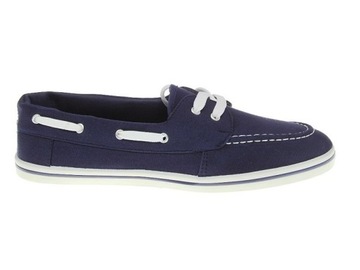 Męskie Trampki Tenisówki Wykrojone 2642 Navy r.41