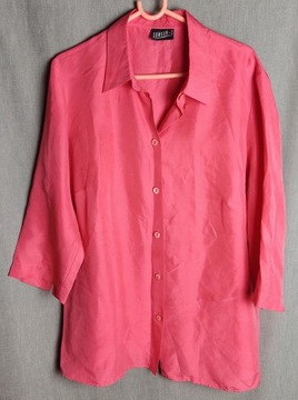 SAMOON 100% jedwabna koszulowa bluzka damska D 46