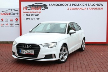Audi A3 8V Sportback 5d Facelifting 1.5 TFSI 150KM 2018 Audi A3 Wersja SPORT S-Tronic 35 TFSI Salon Polska