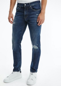 Calvin Klein Jeans jeansy męskie zwężane r. W30 L34 cd3.8 spodnie