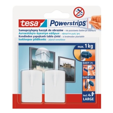 Полоски TESA Powerstrips Крючки для картин