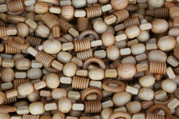 ШТОР ИЗ БОЛЬШОГО ДЕРЕВЯННОГО КОРАЛЛА ШТОРА 90 СМ