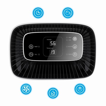 OSUSZACZ POWIETRZA POCHŁANIACZ WILGOCI OCZYSZCZACZ 10L/24H TIMER HIGROSTAT