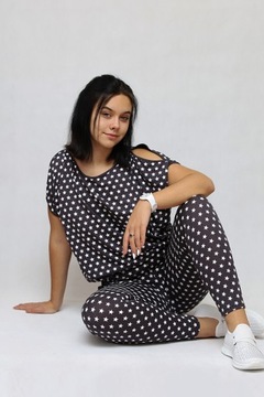 PIŻAMA DAMSKA, KOMPLET, HOMEWEAR, L/XL