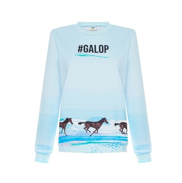 Bluza jeździecka #galop w konie dla koniary M