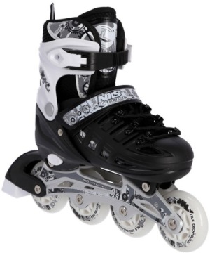 Роликовые коньки NILS 4в1 Рекреационные роликовые коньки Регулируемые роликовые коньки 39-42
