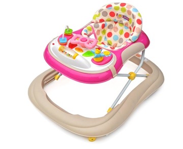 Интерактивные мягкие колеса ZIPPI Walker 2в1 РОЗОВЫЕ