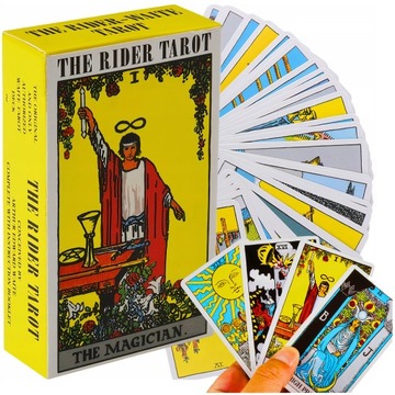 KARTY TAROTA, RIDER WAITE TAROT, ZESTAW KLASYCZNYCH KARTY TAROT THE MAGICAN