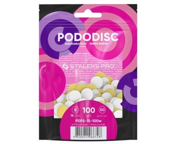 PODODISC STALEKS Wymienne nakładki S grad. 100 białe SOFT