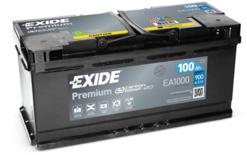 Akumulator EXIDE Premium 100Ah 900A EA1000 CARBON BOOST 2.0