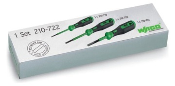 WAGO 210-722 operating tool set with partially ins