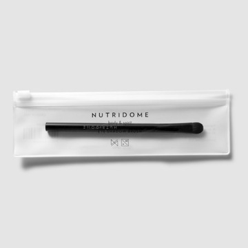 ПЛОСКАЯ кисть для теней для макияжа, синтетическая, пушистая, мягкая, ВЕГАНСКАЯ.