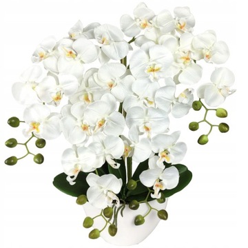 SZTUCZNY STORCZYK orchidea kwiaty sztuczne DUŻY