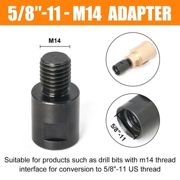 Adapter gwintowy do szlifierki kątowej M10 M14 5/8