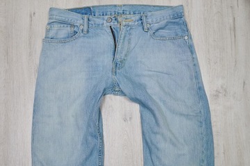 LEVIS 514 JEANS spodnie męskie granatowe PREMIUM 33/34 pas 84