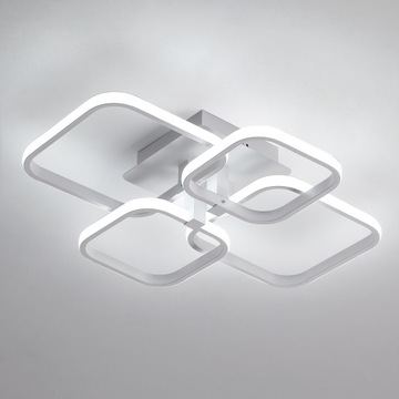NOWOCZESNA LAMPA SUFITOWA LED ŻYRANDOL DO SALONU