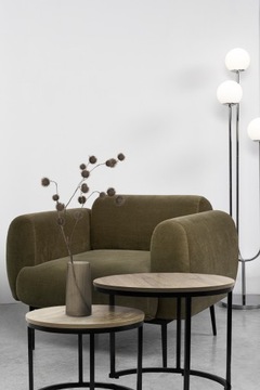 НАБОР ЖУРНАЛЬНЫХ СТОЛИКОВ КРУГЛЫЕ СТОЛЫ LOFT INDUSTRIAL SK106 ДУБ СОНОМА