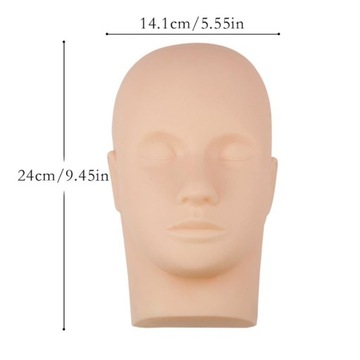 Набор для наращивания ресниц Тренировочная головка + ресницы