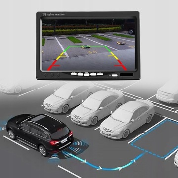 МОНИТОР 7-дюймовый TFT-камера заднего вида