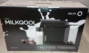 Ekspres kapsułkowy Delta Q MILKQOOL mini 20 bar czarny