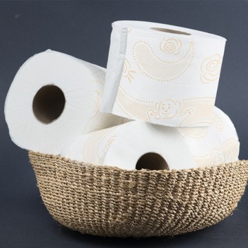 МЯГКАЯ ТУАЛЕТНАЯ БУМАГА ALMUSSO DECORATO 6 РОЛИКОВ