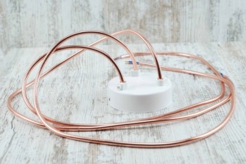 металлический плетеный кабель медный плетеный кабель лофт паук 1м