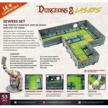 Dungeons & Lasers: Sewers Set
