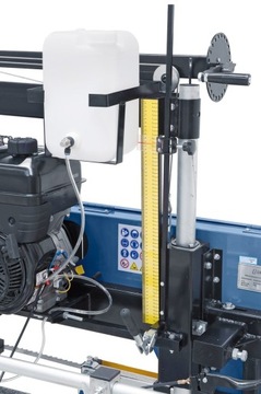 Бензиновая ленточная пила BERNARDO для распиловки древесины.