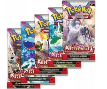 KARTY POKEMON SCARLET&VIOLET PALDEA EVOLVED SASZETKA 10 KART