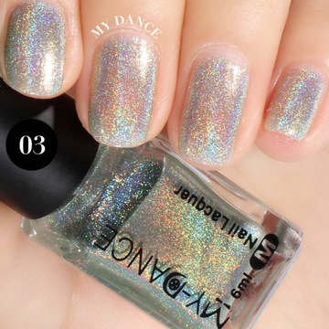 6ML holograficzny lakier do paznokci lustrzany e