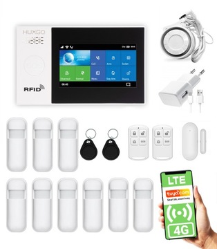 Bezprzewodowy alarm HUXGO LTE TUYA SMART GSM WiFi