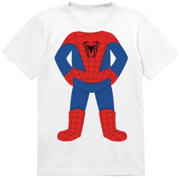 KOSZULKA SPIDER MAN STRÓJ SUPERBOHATERA 104