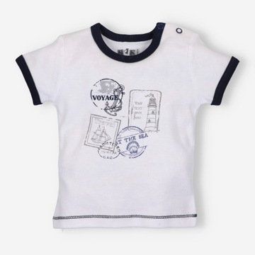 T-shirt niemowlęcy z bawełny organicznej NINI