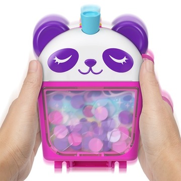 КОМПАКТНЫЙ НАБОР POLLY POCKET BAG BUBBLE TEA PANDAS + АКСЕССУАРЫ 4+
