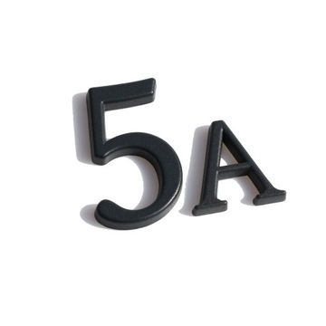 Номер номера на двери найдено 5 см 4 графит