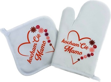 Готовый подарочный набор для мамы 3в1 Тапочки+перчатка+ткань на День матери