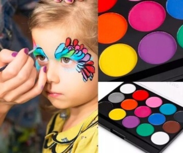 КРАСКИ ПРЕМИУМ КРАСКИ ДЛЯ ПОКРАСКИ ЛИЦА И ТЕЛА, МОЮЩИЕСЯ, БЕЗОПАСНЫЕ ДЛЯ ДЕТЕЙ